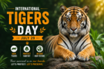 Tiger sitting Royally