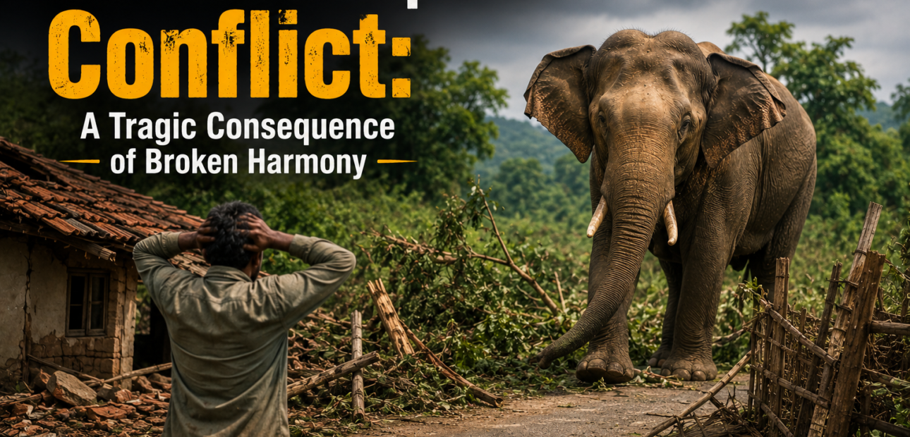 The Human-Elephant Conflict: A Tragic Consequence of Broken Harmony
