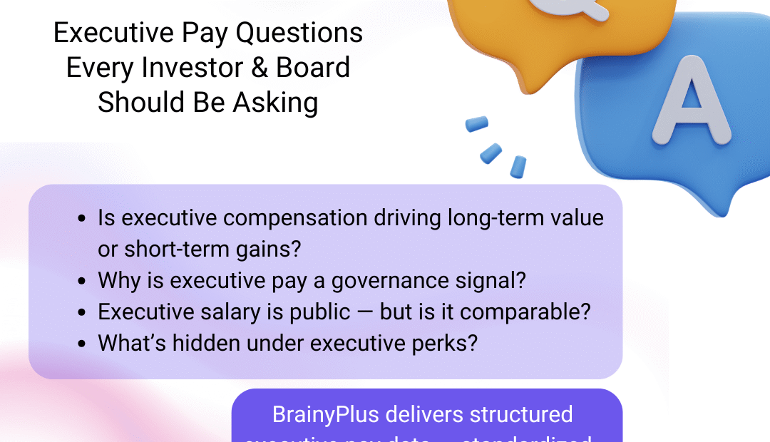 Executive Compensation Data: Questions Every Investor Should Be Asking