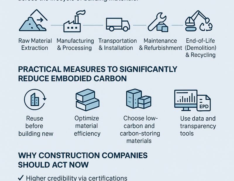 How Construction Companies Can Reduce Embodied Carbon – and Gain a Competitive Edge with BrainyPlus