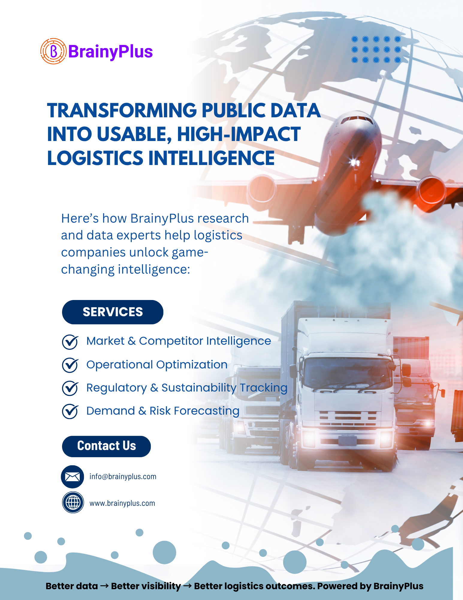 How BrainyPlus Converts Public Data into High-Value Intelligence for the Logistics Industry