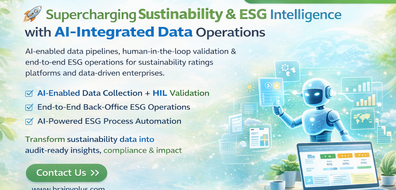 Supercharging Sustainability & ESG Intelligence with AI-Integrated Data Operations