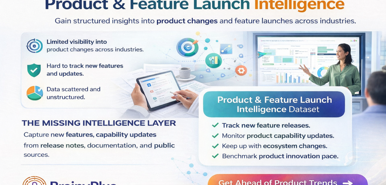 A New Data Opportunity for Global Data Platforms: “Product & Feature Launch Intelligence”