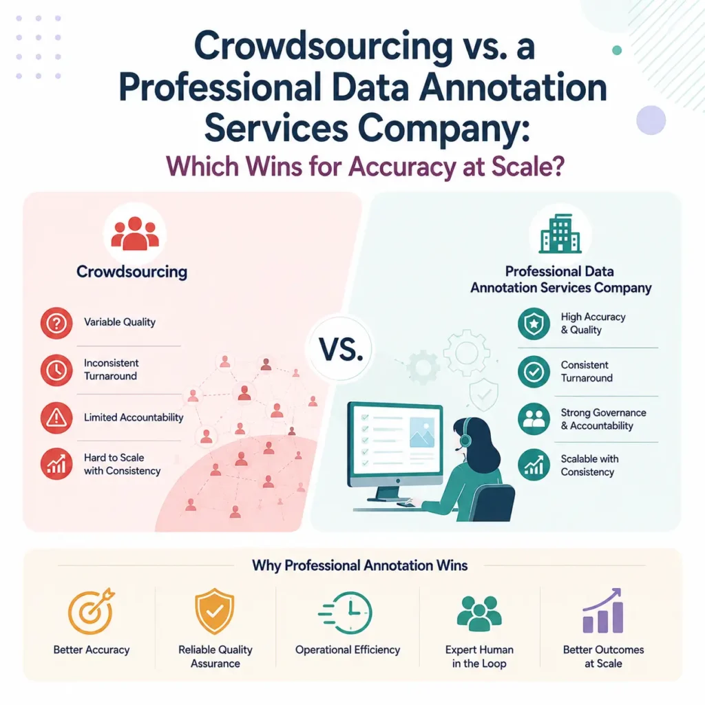 Crowdsourcing Vs Professional Data Annotation