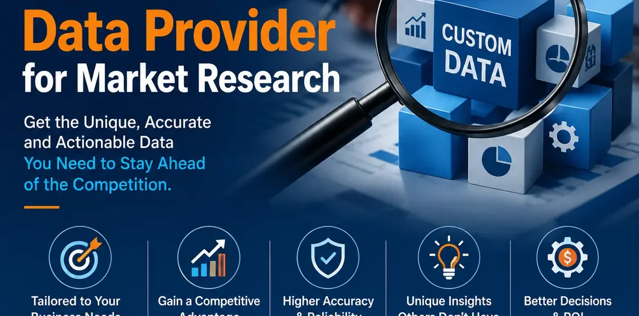 The Benefits of Working with a Custom Data Provider for Market Research